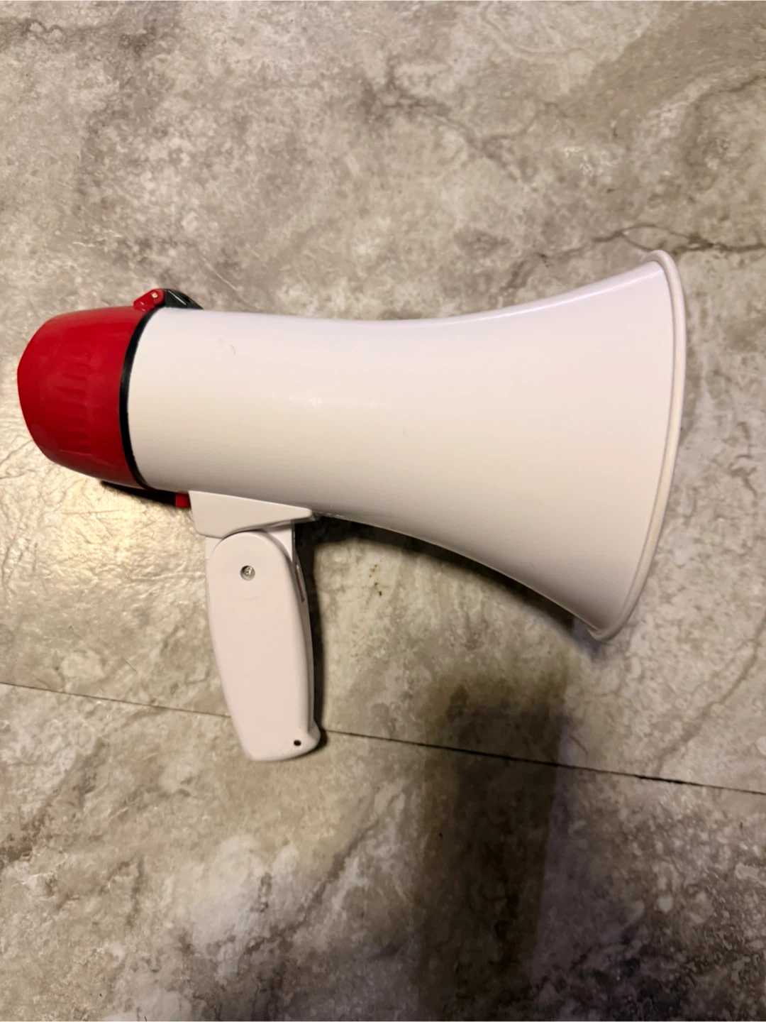 White and Red Megaphone - photo 2