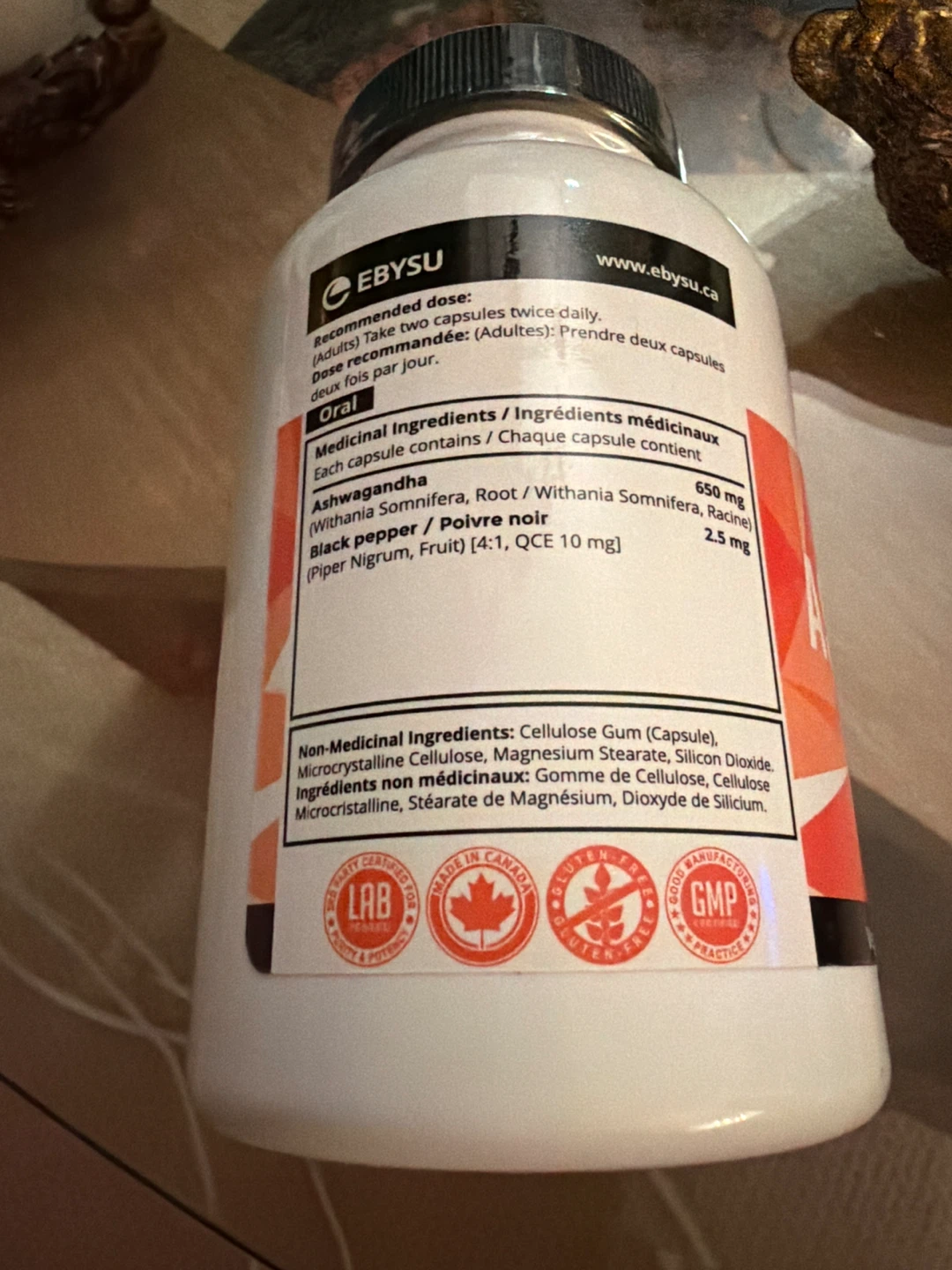 Ebysu Ashwagandha 120 Capsules - photo 2