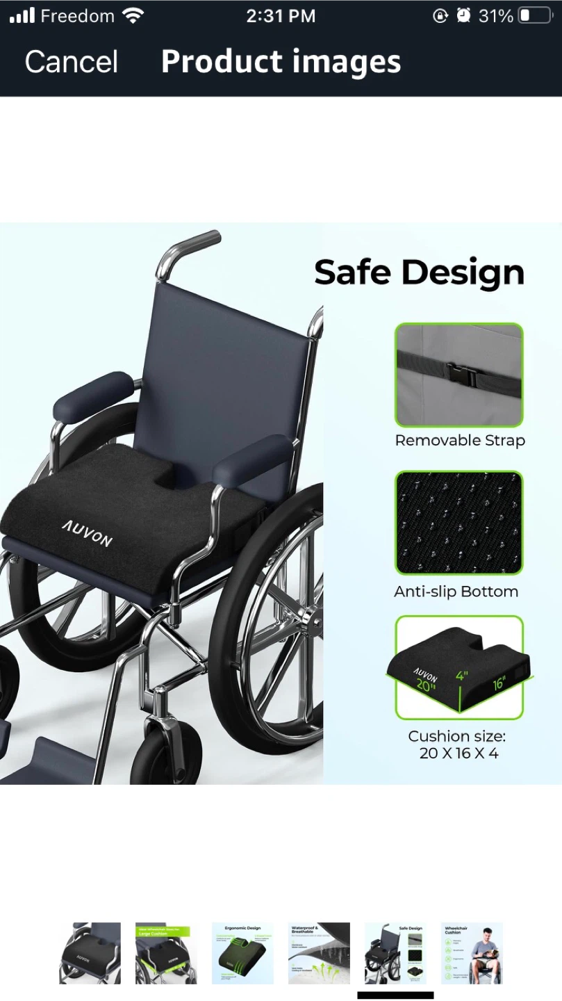 AUVON Wheelchair Cushion - photo 4