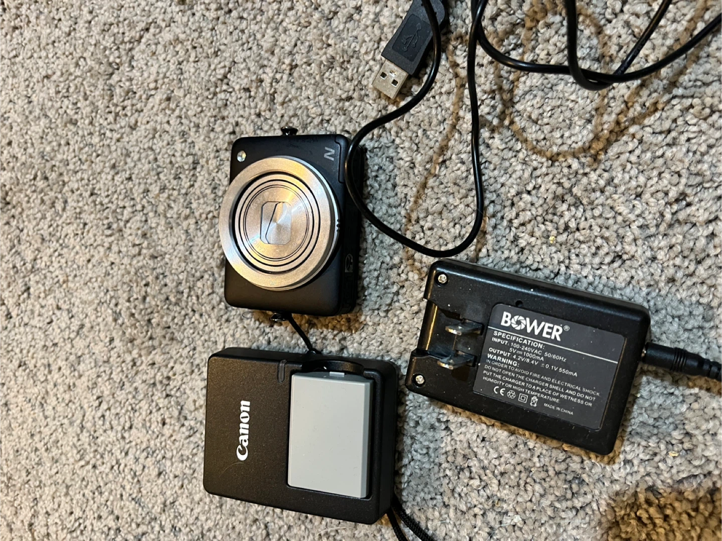 Canon PowerShot N (Black) – Full Set