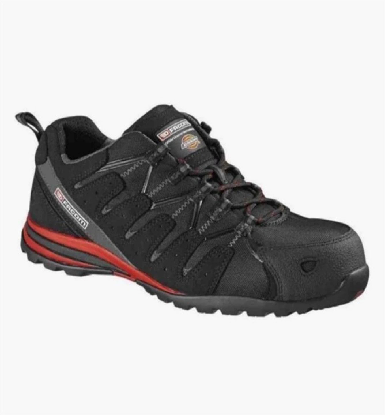 Facom By Dickies Black/Red Men's Steel-Toe US 11,44 EUR