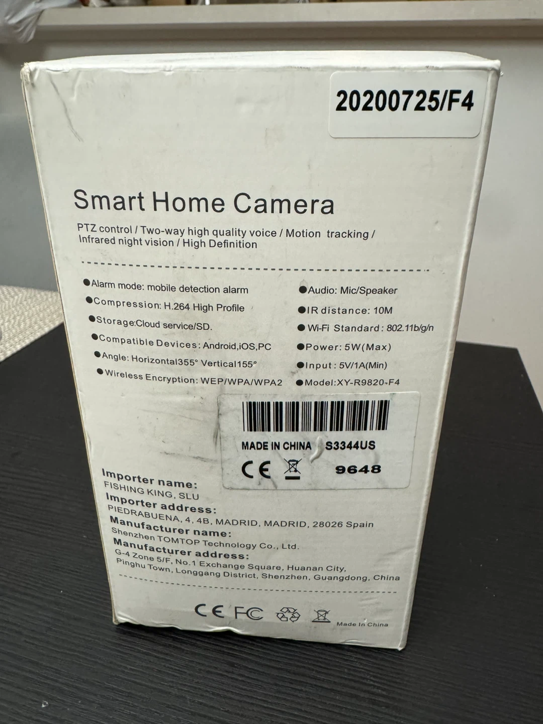 CACAGO Smart Home PTZ WiFi IP Camera - photo 2