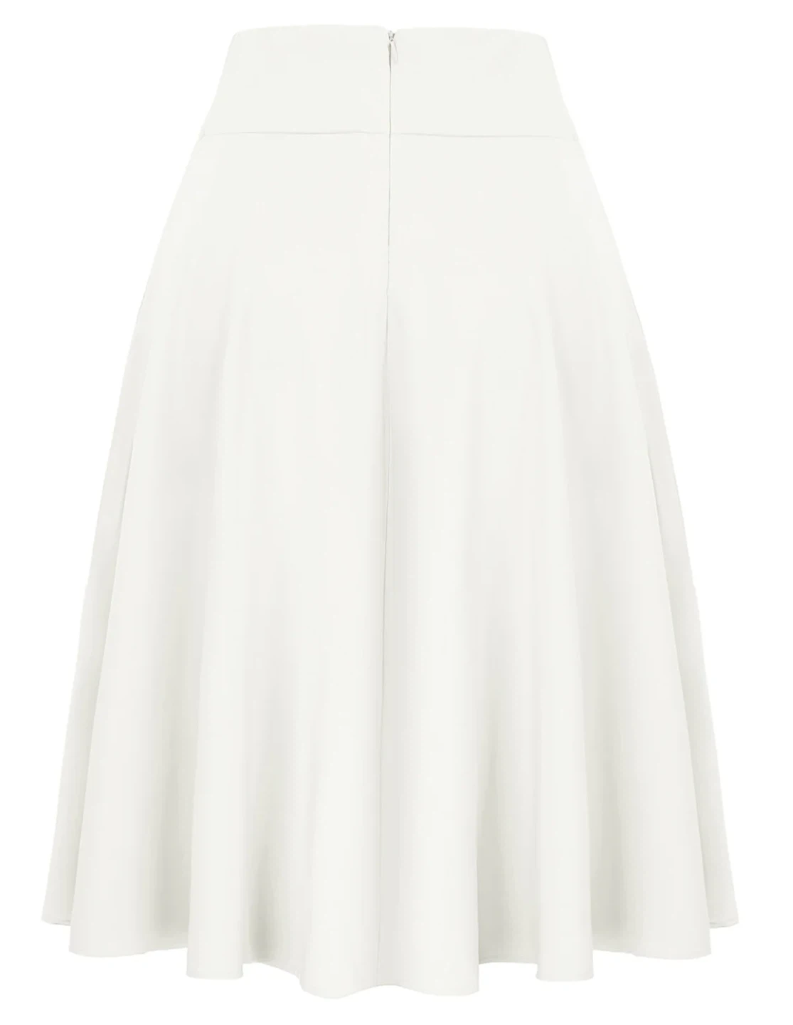 NEW! Belle Poque White Midi Skirt with Bow - Size M - photo 2