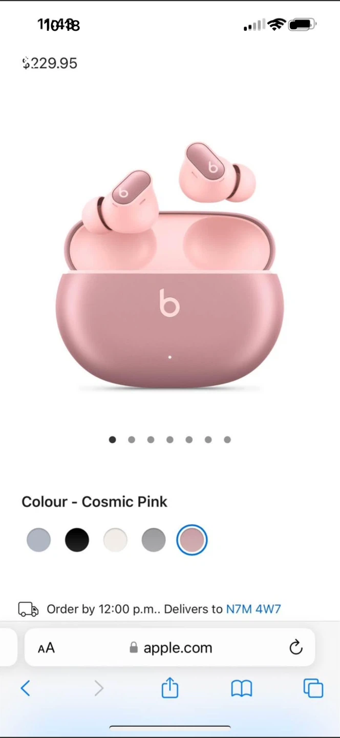 Beats Studio Buds+ True Wireless Earbuds - Cosmic Pink