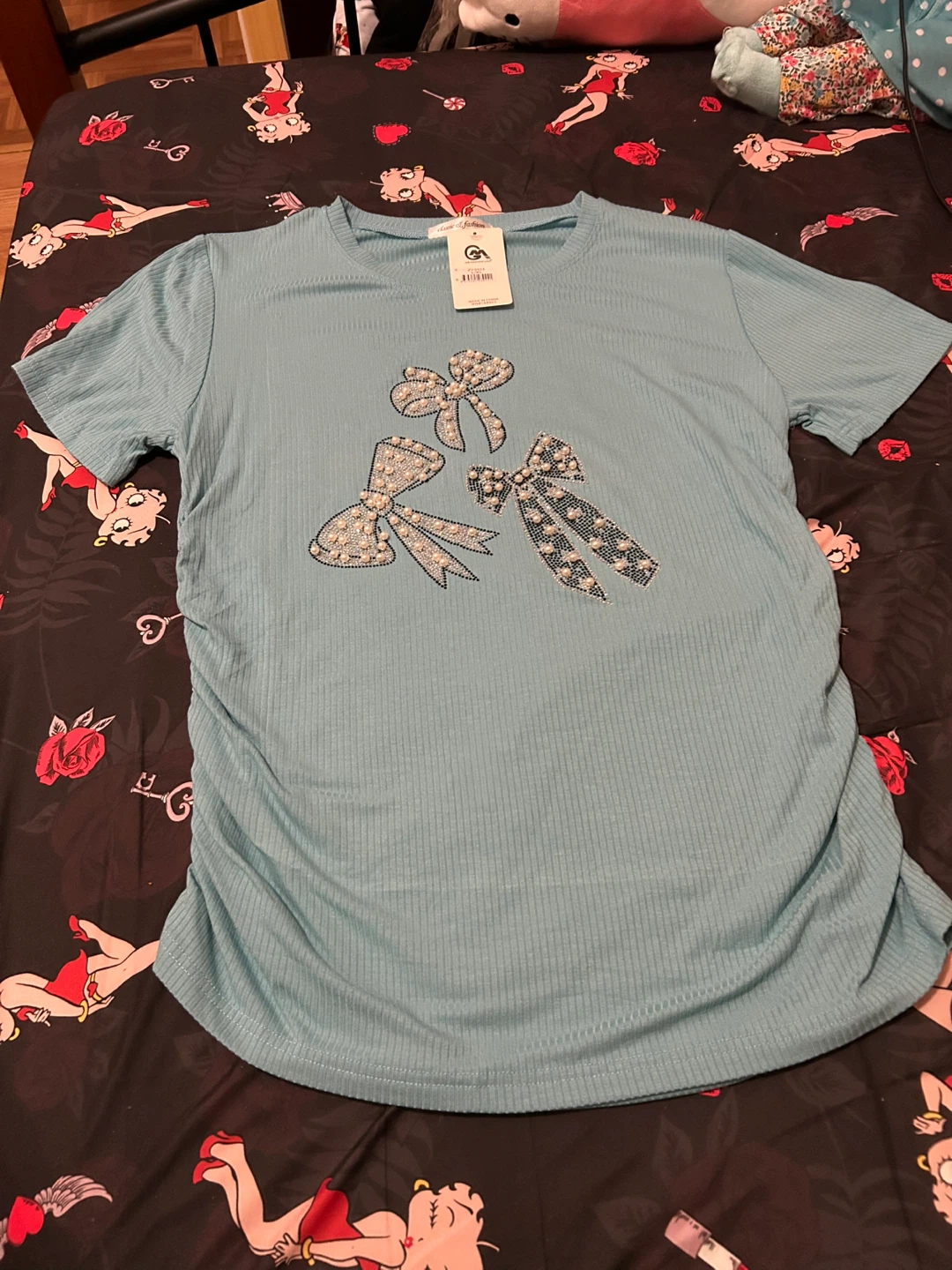 Light blue shirt