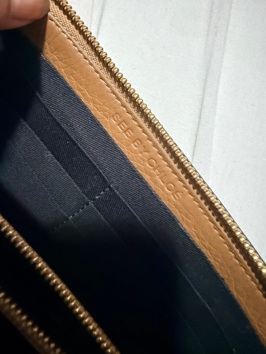 See By Chloé Brown Leather Zip-Around Wallet - photo 5