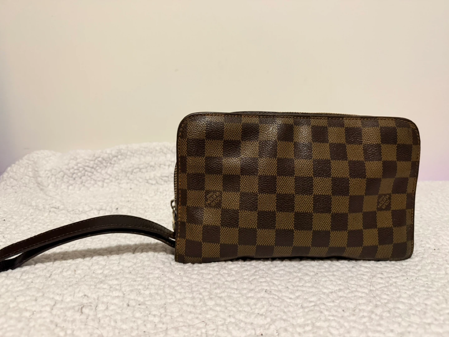 Louis Vuitton Damier Ebene Cosmetic Pouch Wristlet - photo 2