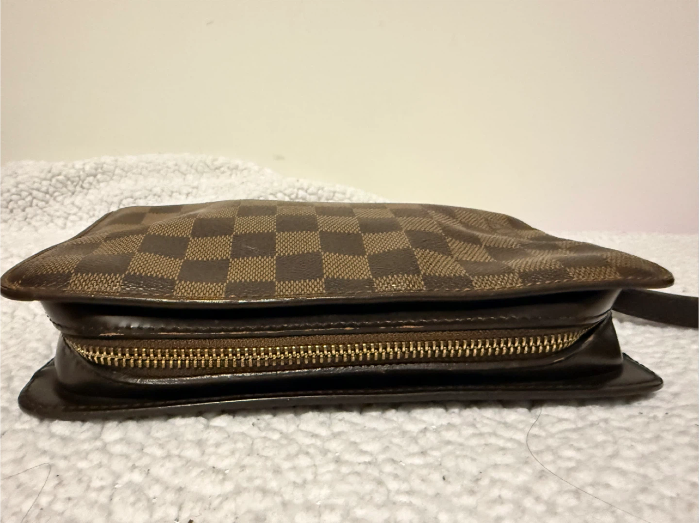 Louis Vuitton Damier Ebene Cosmetic Pouch Wristlet - photo 3