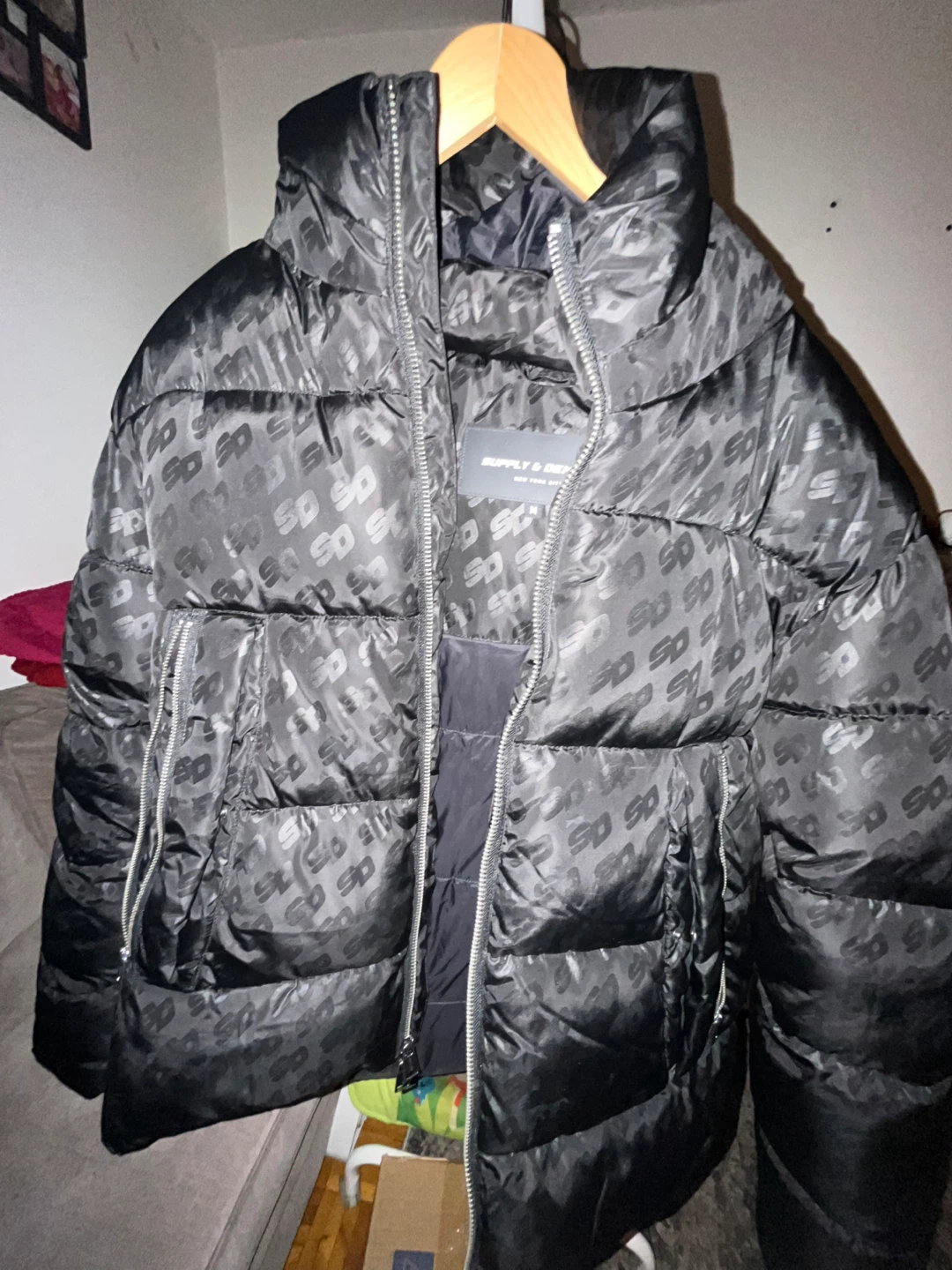 Supply & Demand Black Puffer Jacket - photo 3