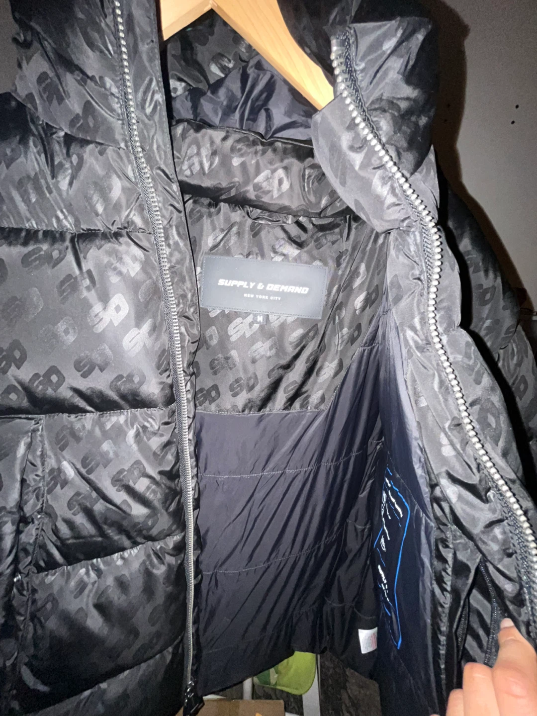 Supply & Demand Black Puffer Jacket