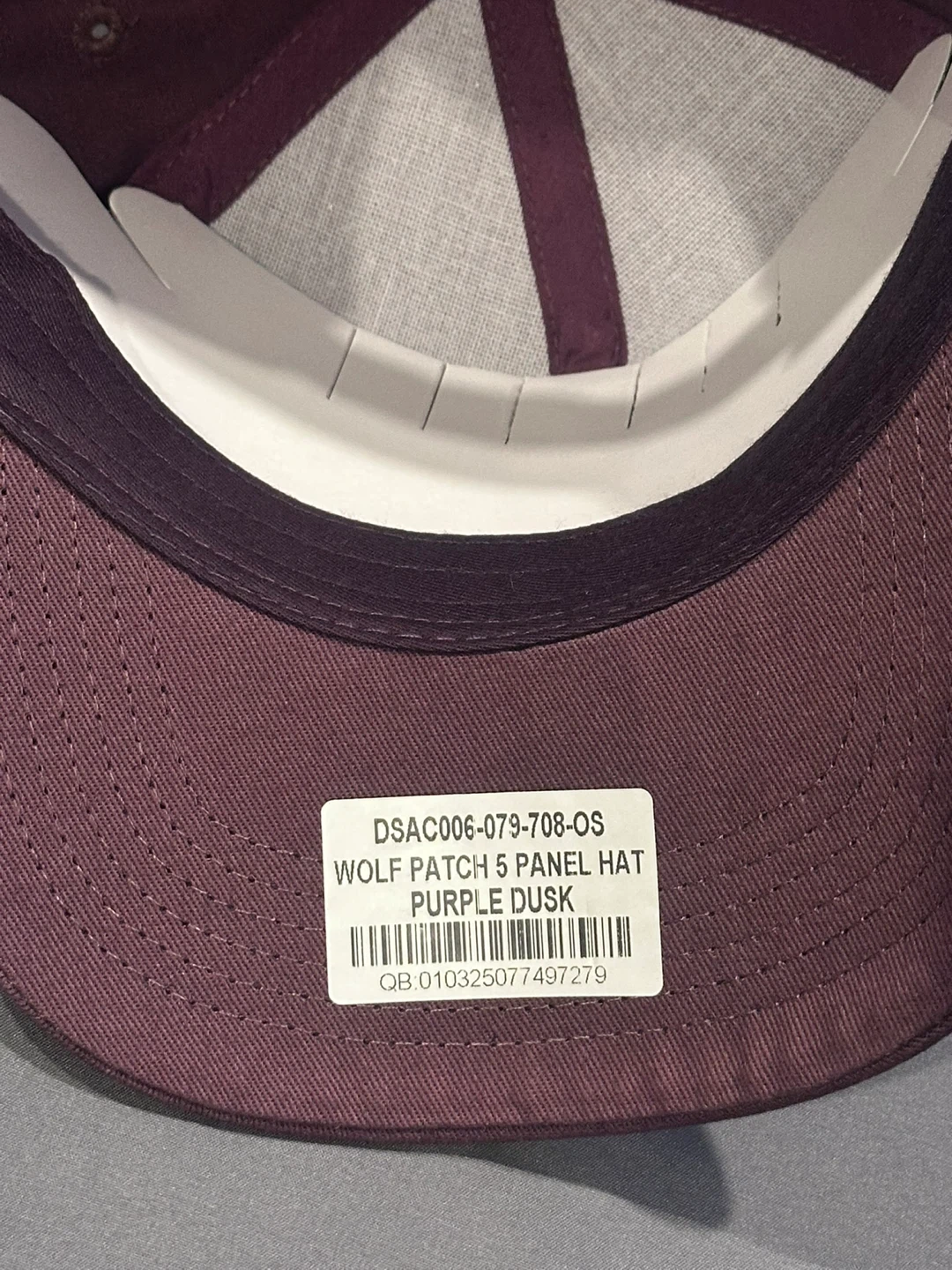 Darc sport Wolf, five patch hat. Color purple dusk. - photo 4