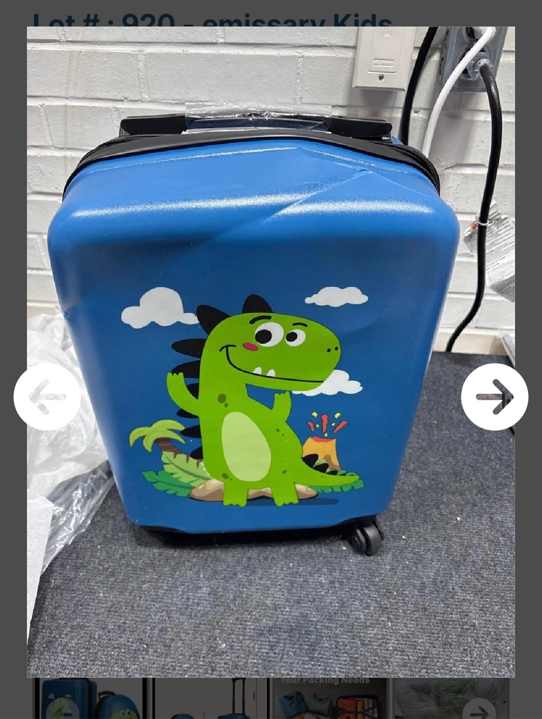 Emissary Kids Luggage Set - Dinosaur Design - photo 5