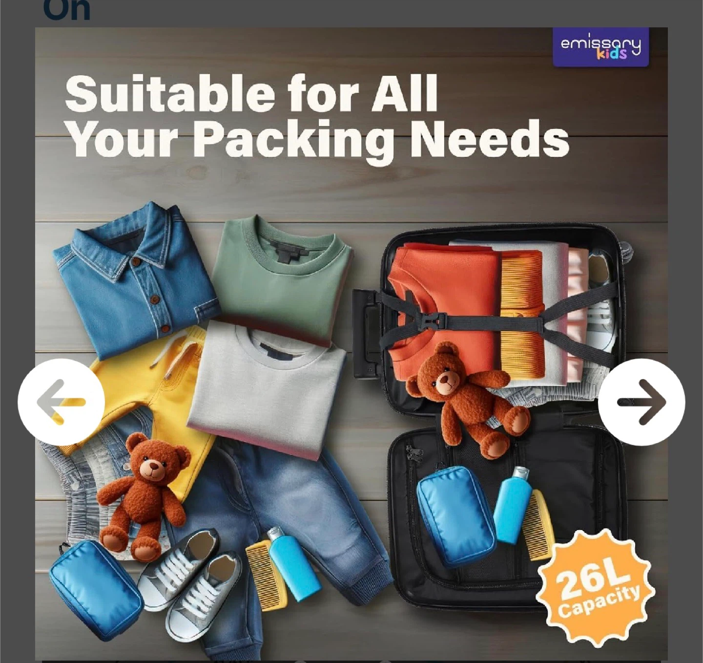 Emissary Kids Luggage Set - Dinosaur Design - photo 3