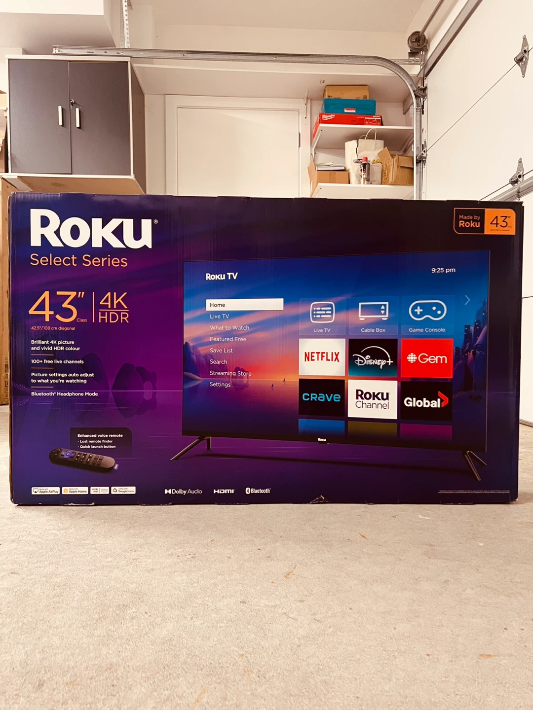 New! 43" ROKU 4K UHD HDR Smart TV - 2025 - Firm