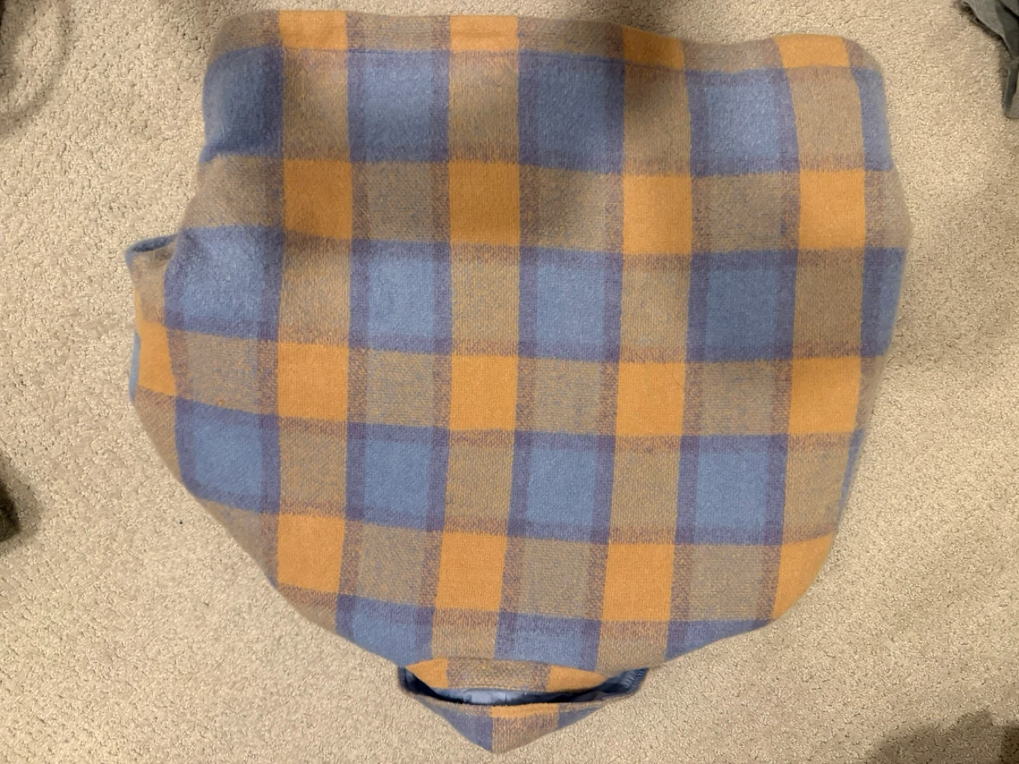 Rawtone Plaid Flannel Shirt Jacket - Blue/Orange