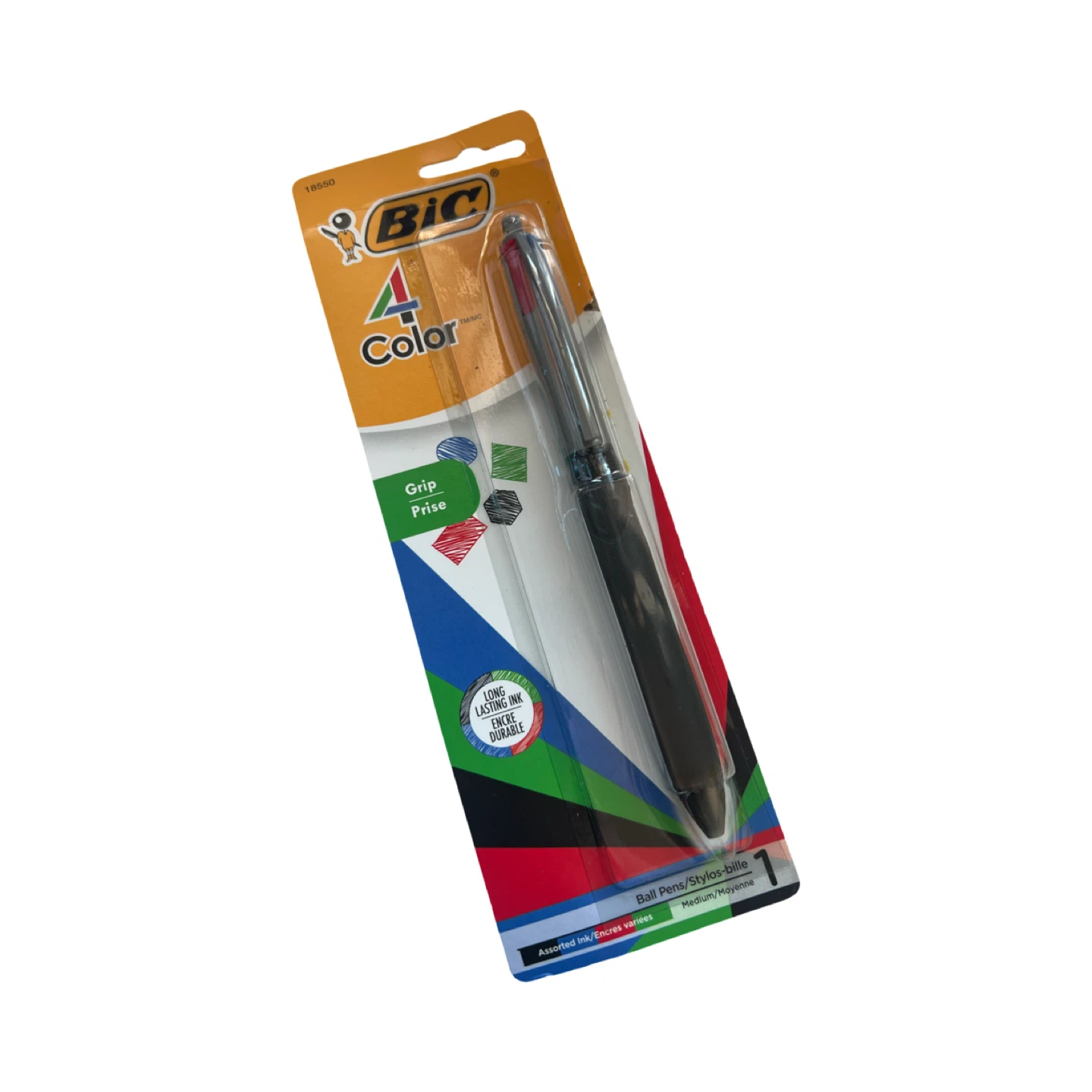BIC 4 Color Grip Ball Pen – New in Package