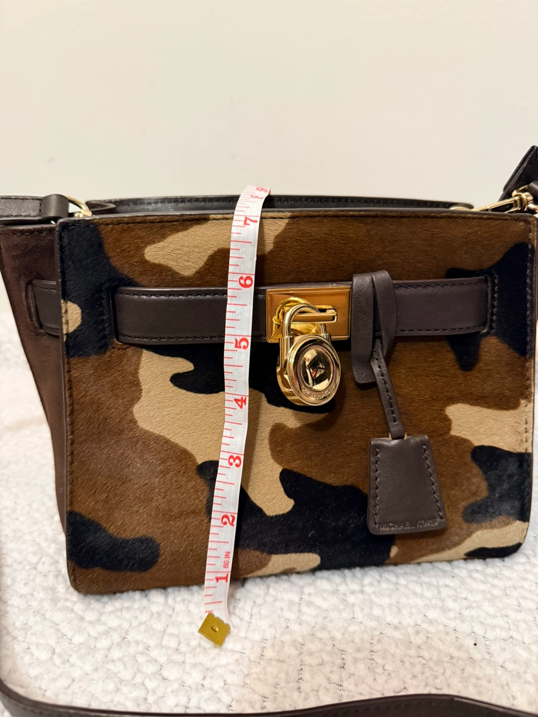 Michael Kors Camo Fur & Leather Shoulder Bag - photo 4