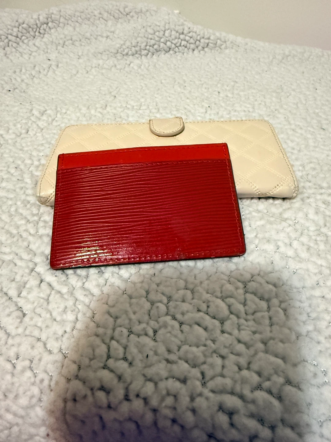 Louis Vuitton Epi Card Holder Red
