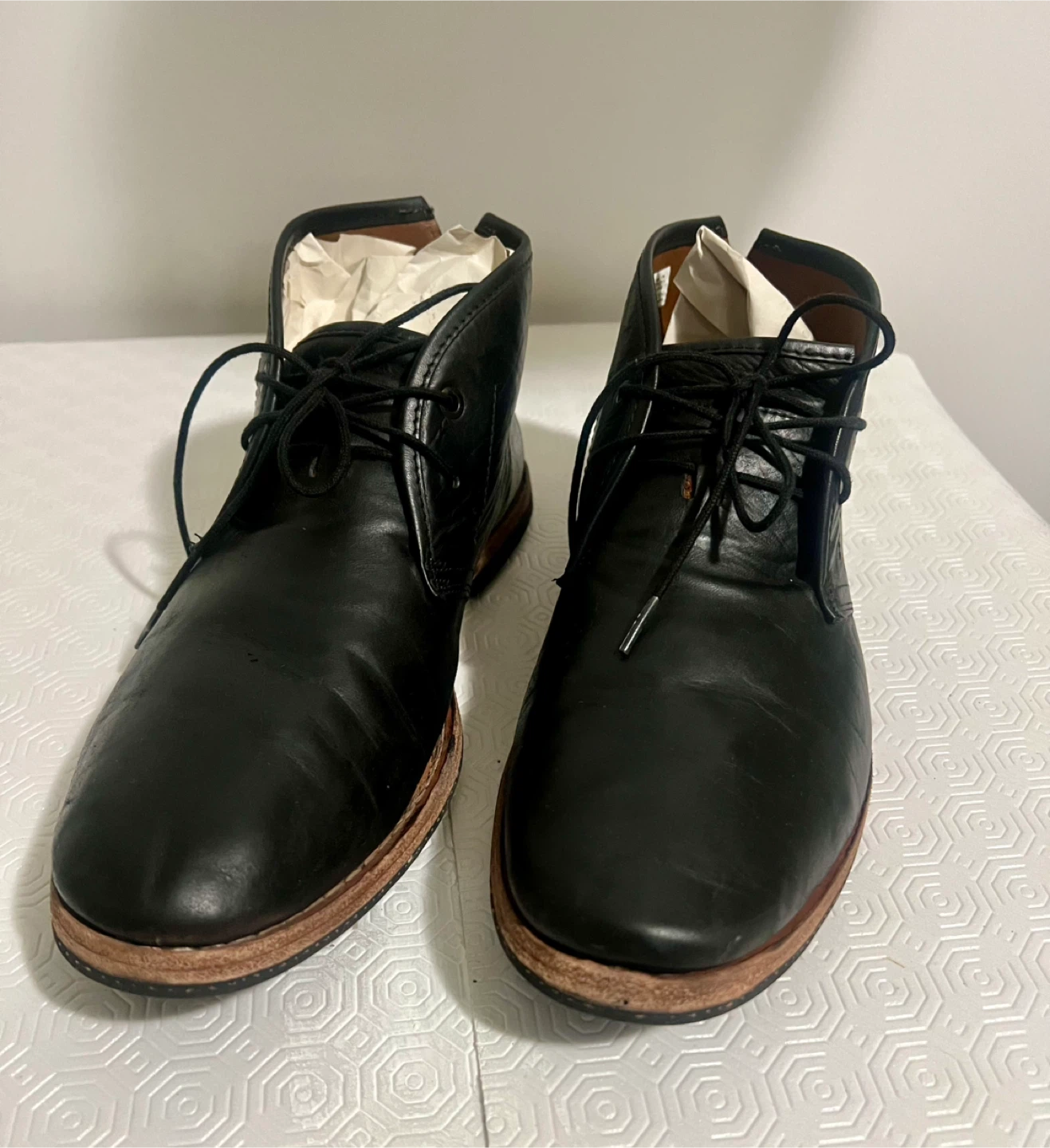 Timberland Black Leather Chukka Boots