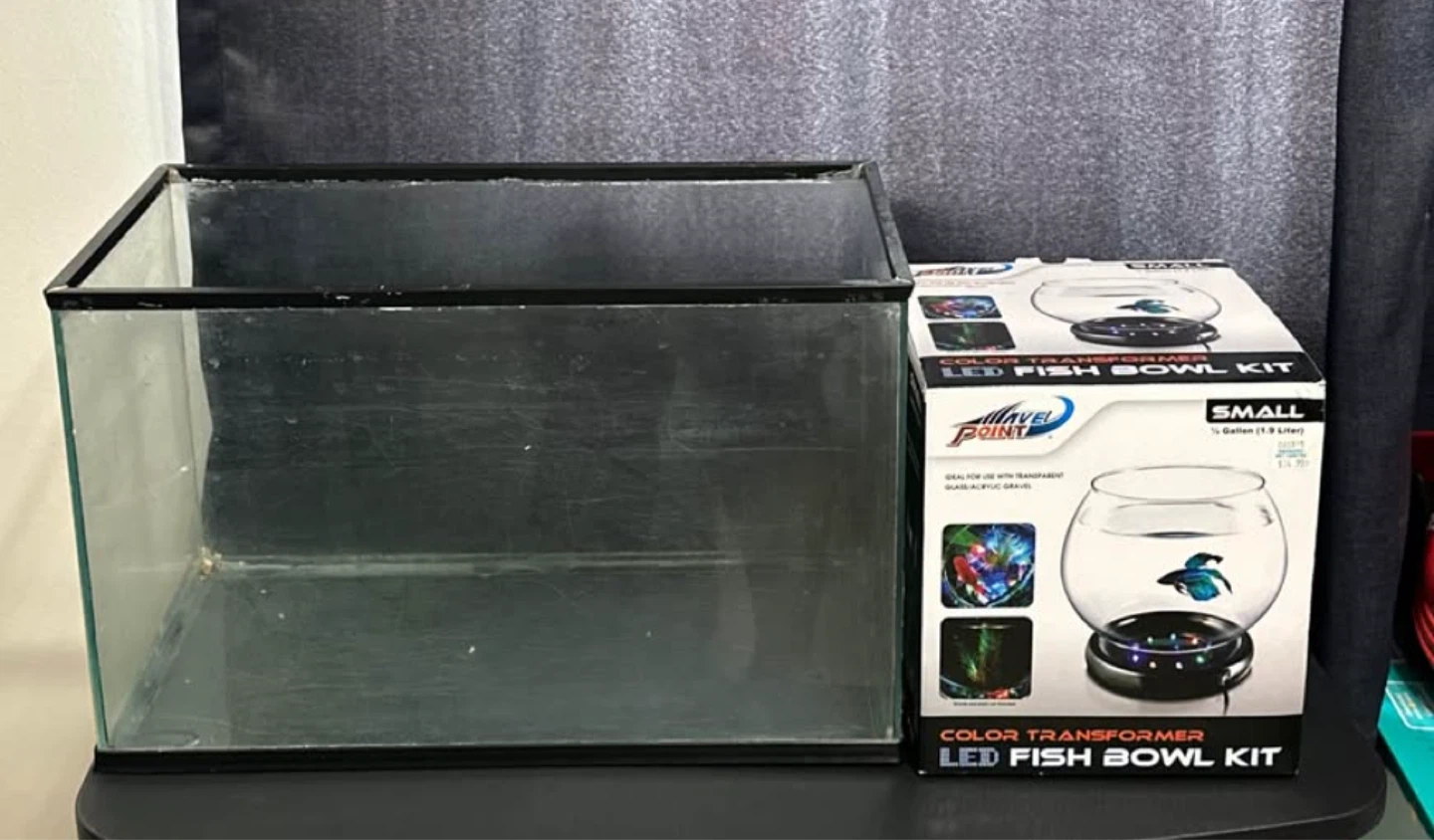 2 Fish tank/aquarium 10 gallon & 1.5 betta tank