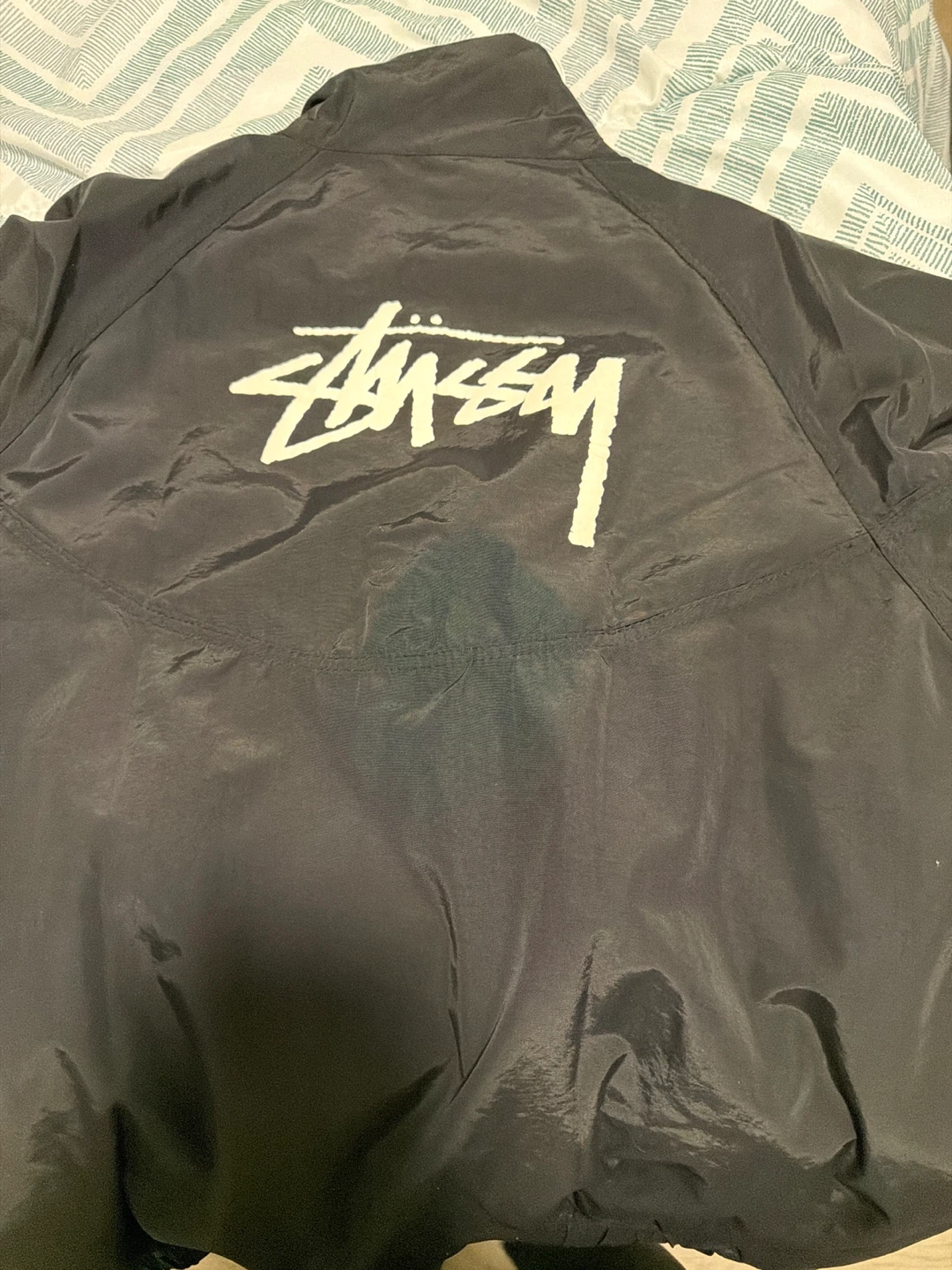 Nike x Stussy(collab) Black Windbreaker Jacket