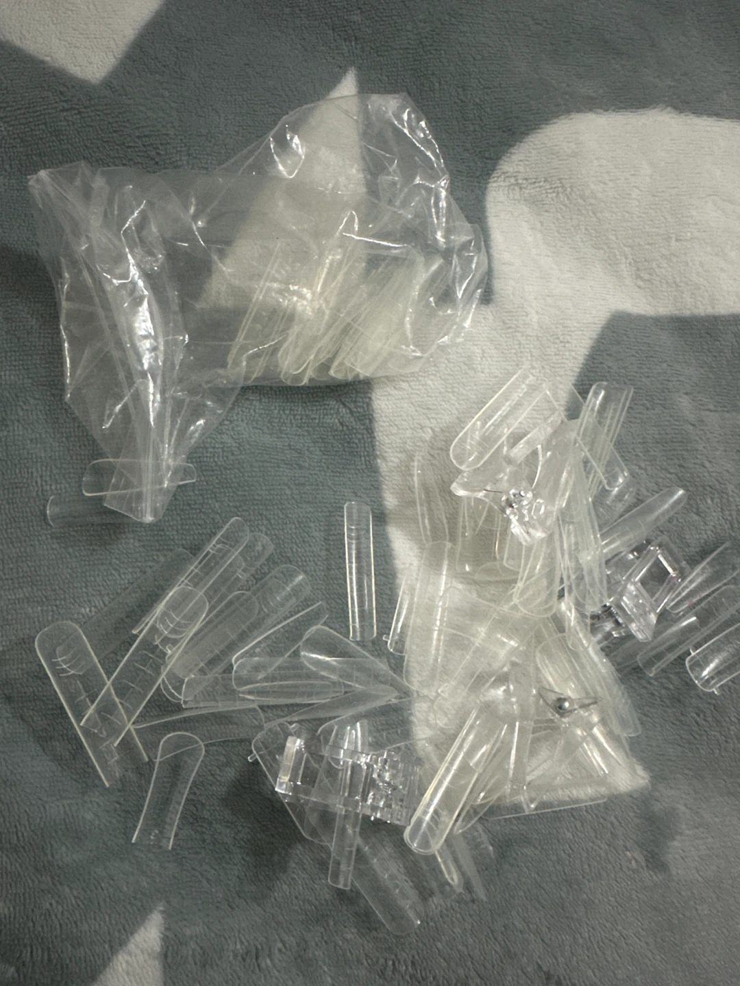 🥕Clear Plastic Nail Tips (Bulk Lot)🥕