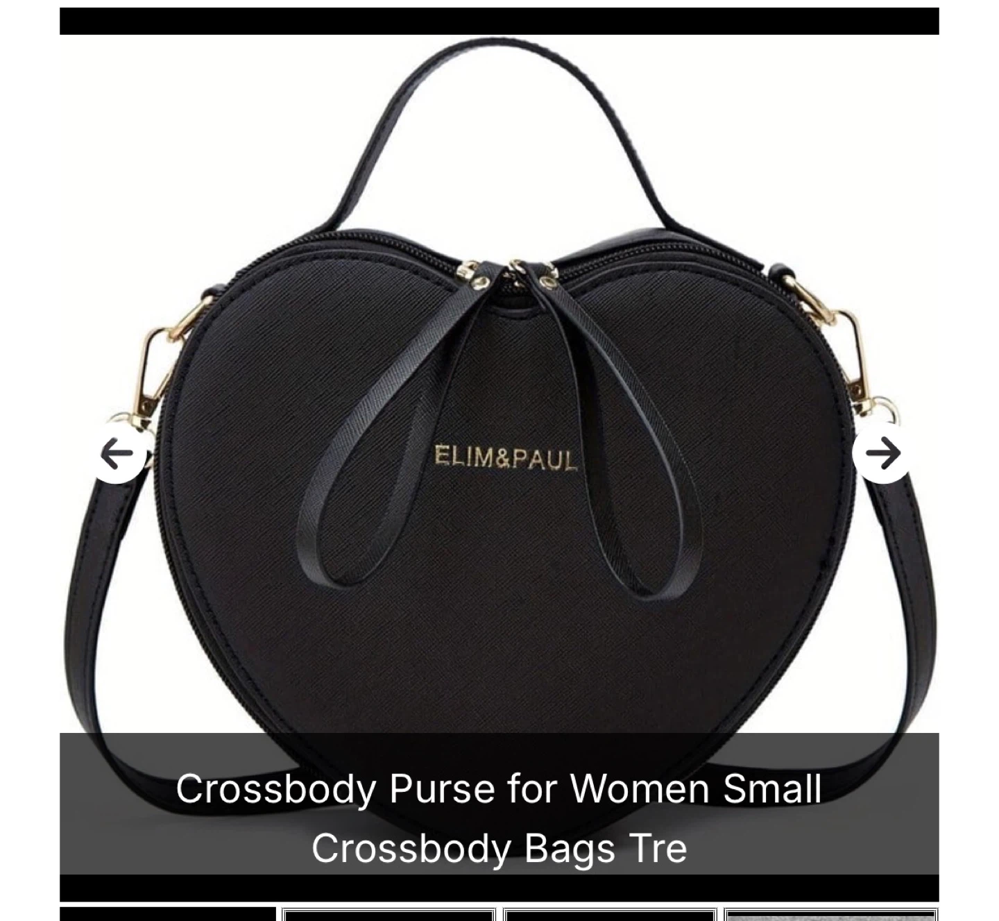 Elim & Paul Heart Crossbody Purse - photo 2