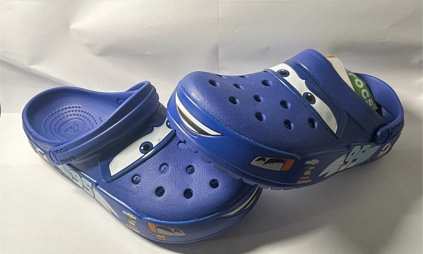 Crocs Kids' Cars Lightning McQueen Clogs Size 8/10