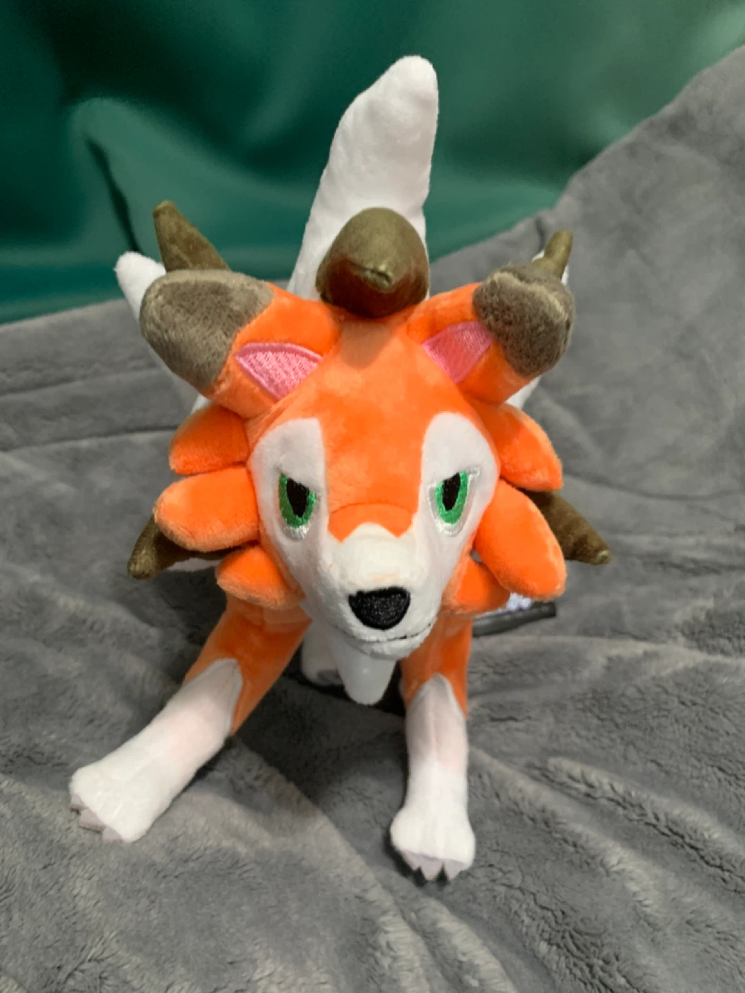 New Pokemon Lycanroc Stuffed Plushie 10 Inches - photo 2