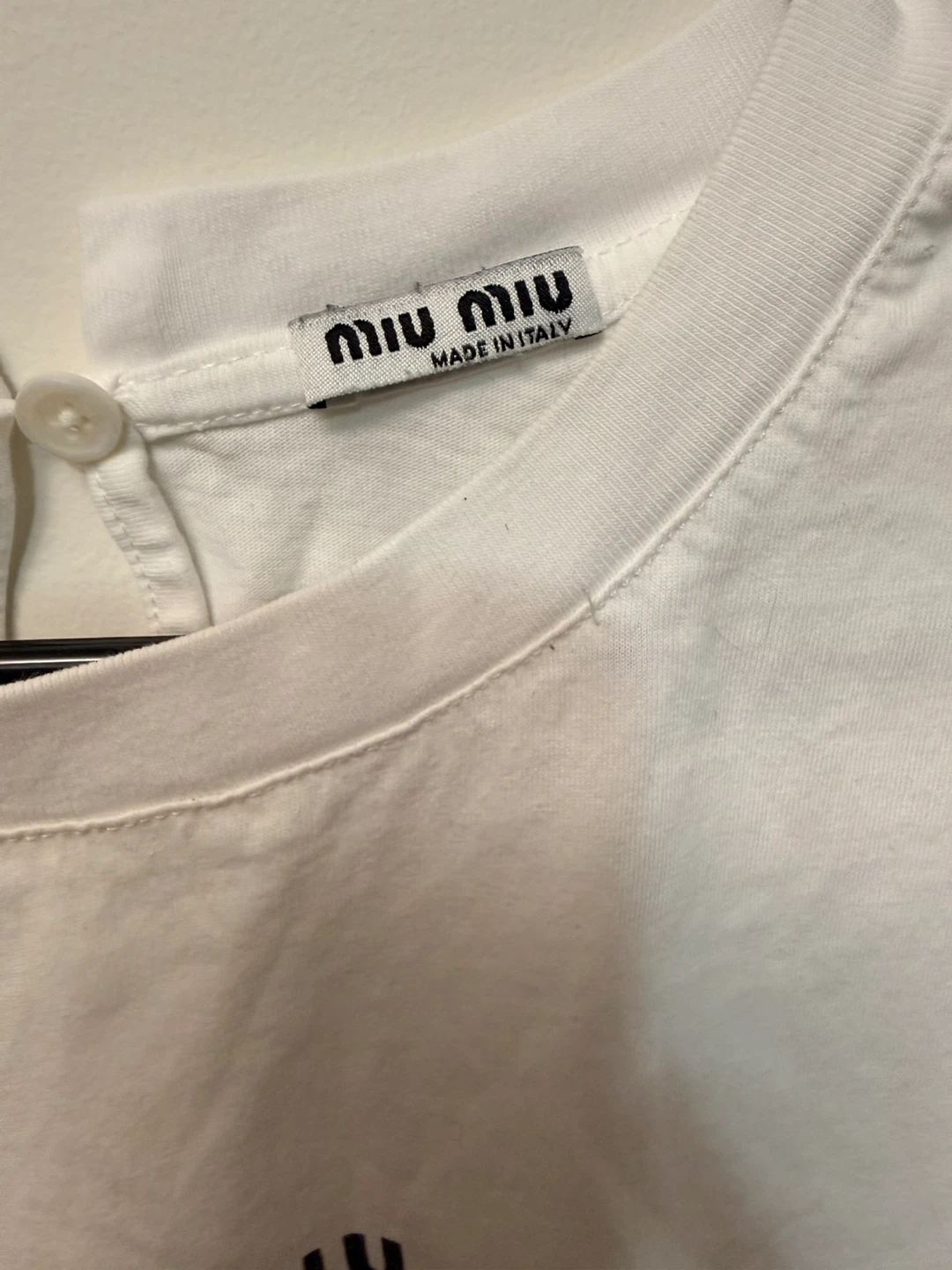 Miu Miu White T-Shirt - photo 2