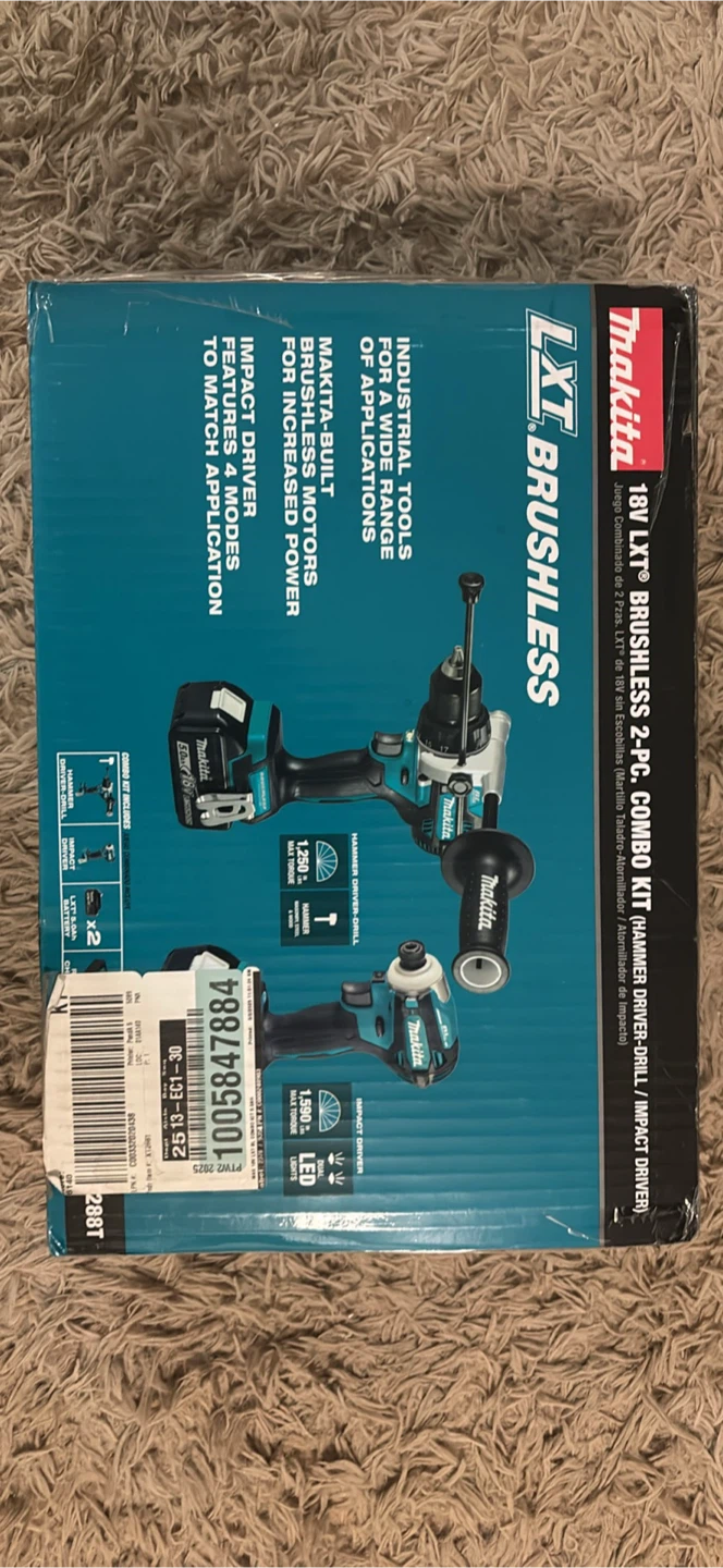 Makita 18V LXT Brushless Combo Kit Hammer Drill/Impact Driver