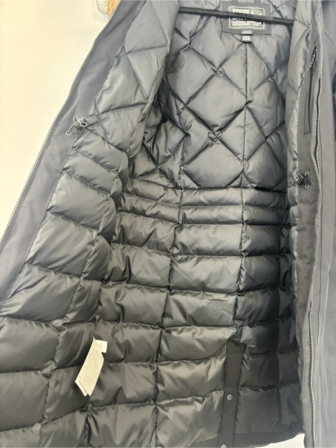 Eddie Bauer Down Parka Coat - Women's Size S - Black - photo 5