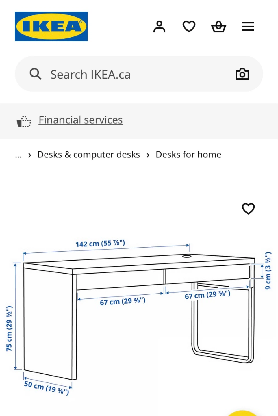 MOVING SALE - IKEA White Desk with Drawers - photo 3