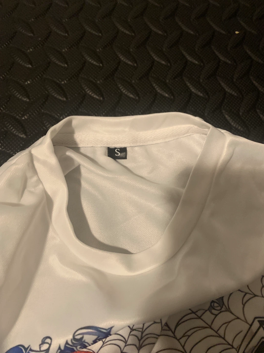 STUSSY Spider-Man White T-Shirt Size Small (100% polyester) - photo 2