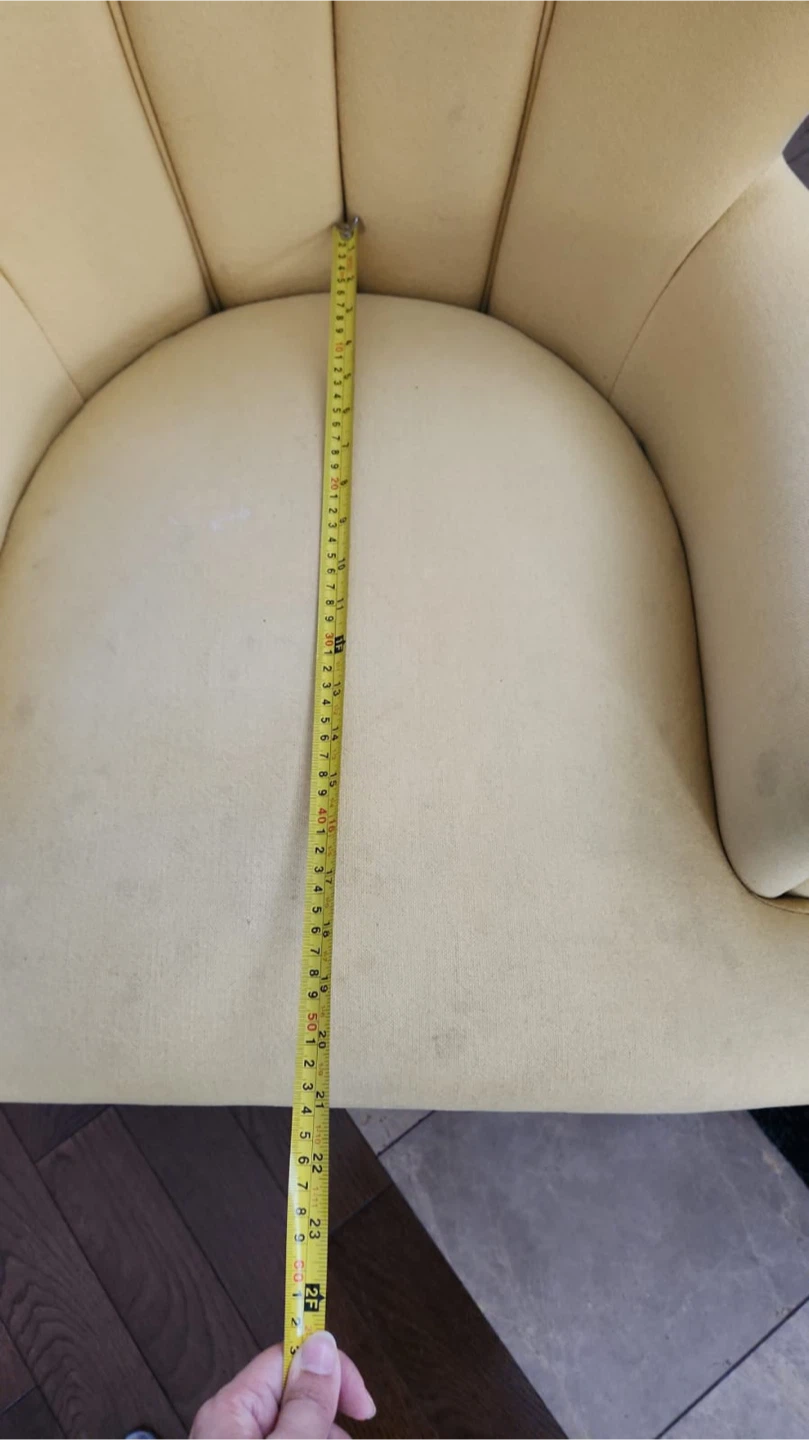 Yellow Accent Chairs - Set of 2 - photo 5