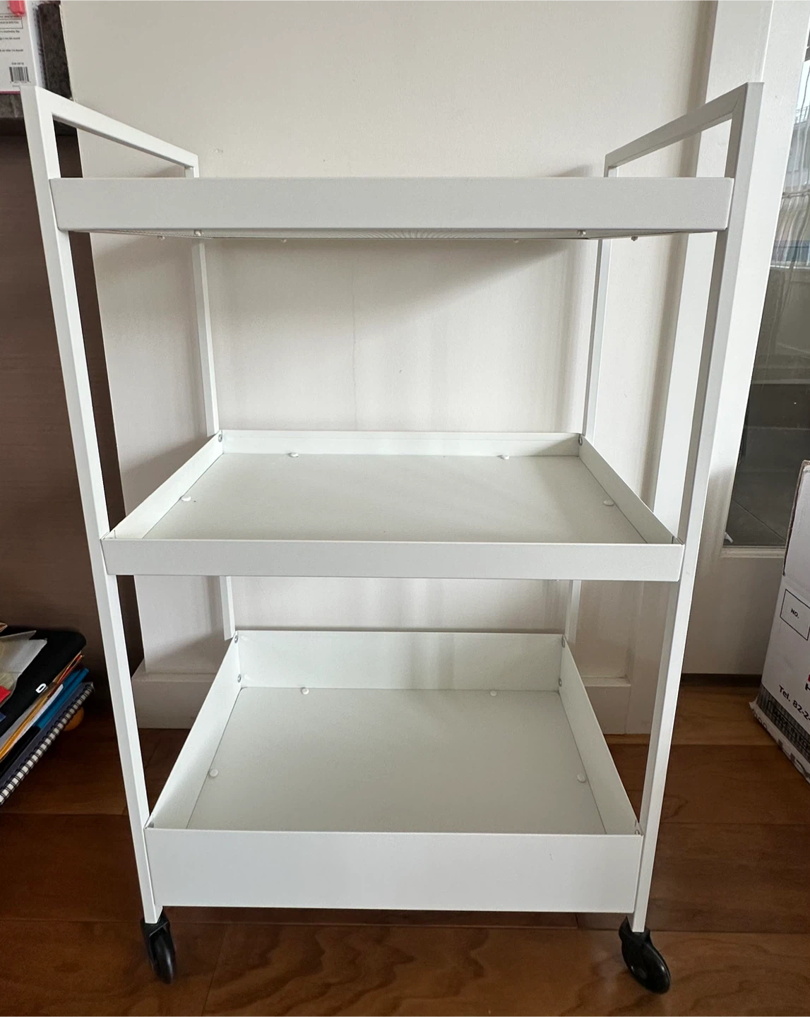 IKEA RÅSKOG Utility Cart (White) – 3 Tier Rolling Trolley