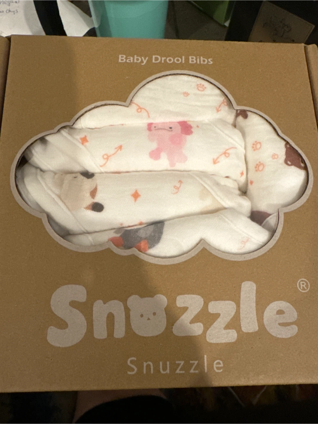 Snuzzle Baby Drool Bibs. Pack of 6 - photo 4