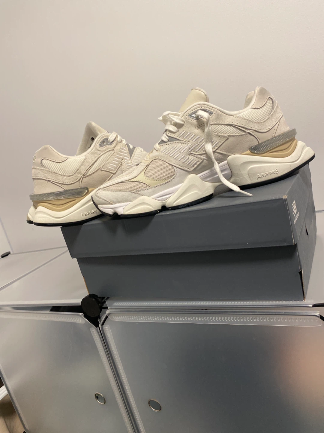 New Balance 9060 "White Beige" Lifestyle Sneakers