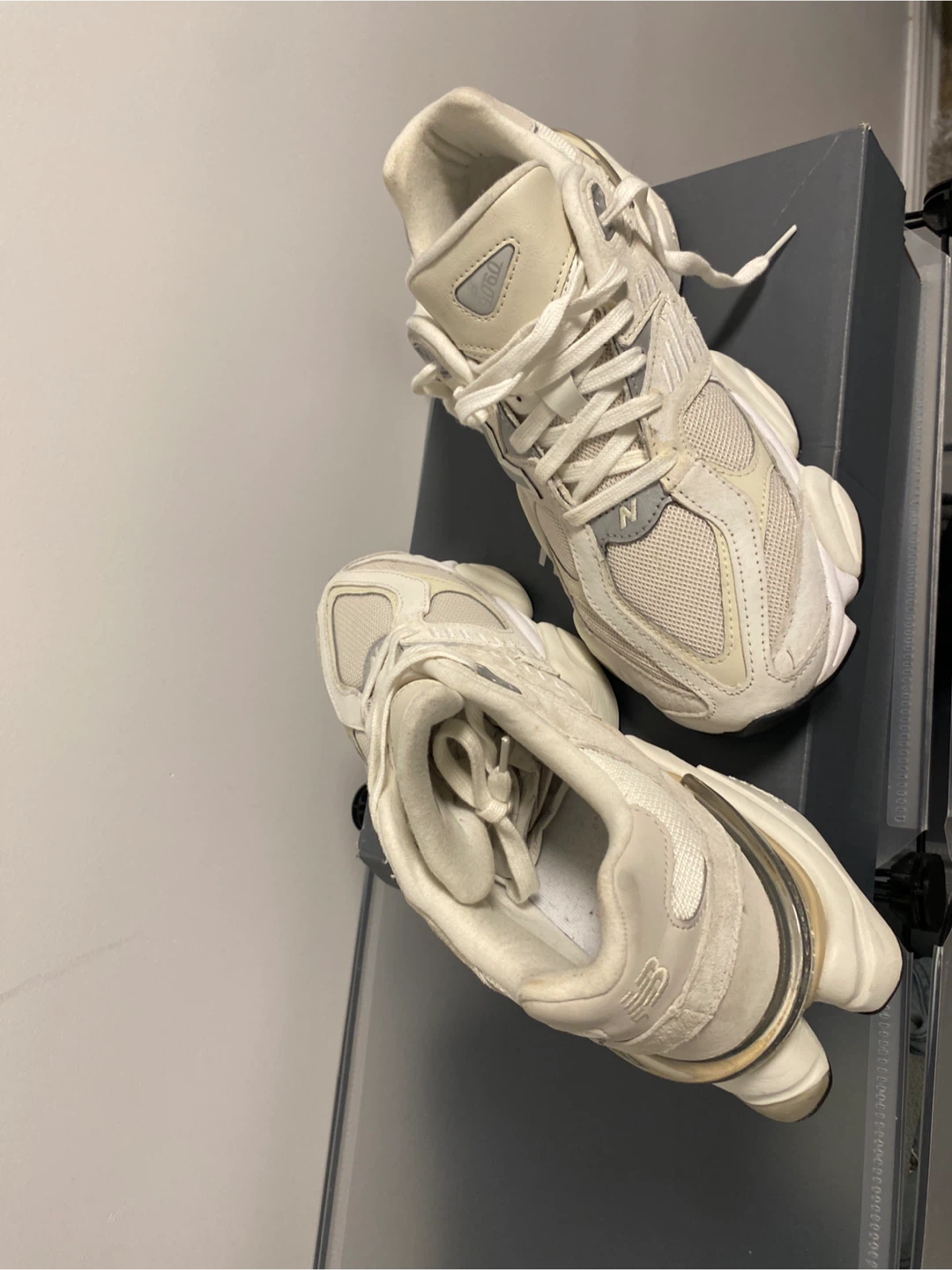 New Balance 9060 "White Beige" Lifestyle Sneakers - photo 2