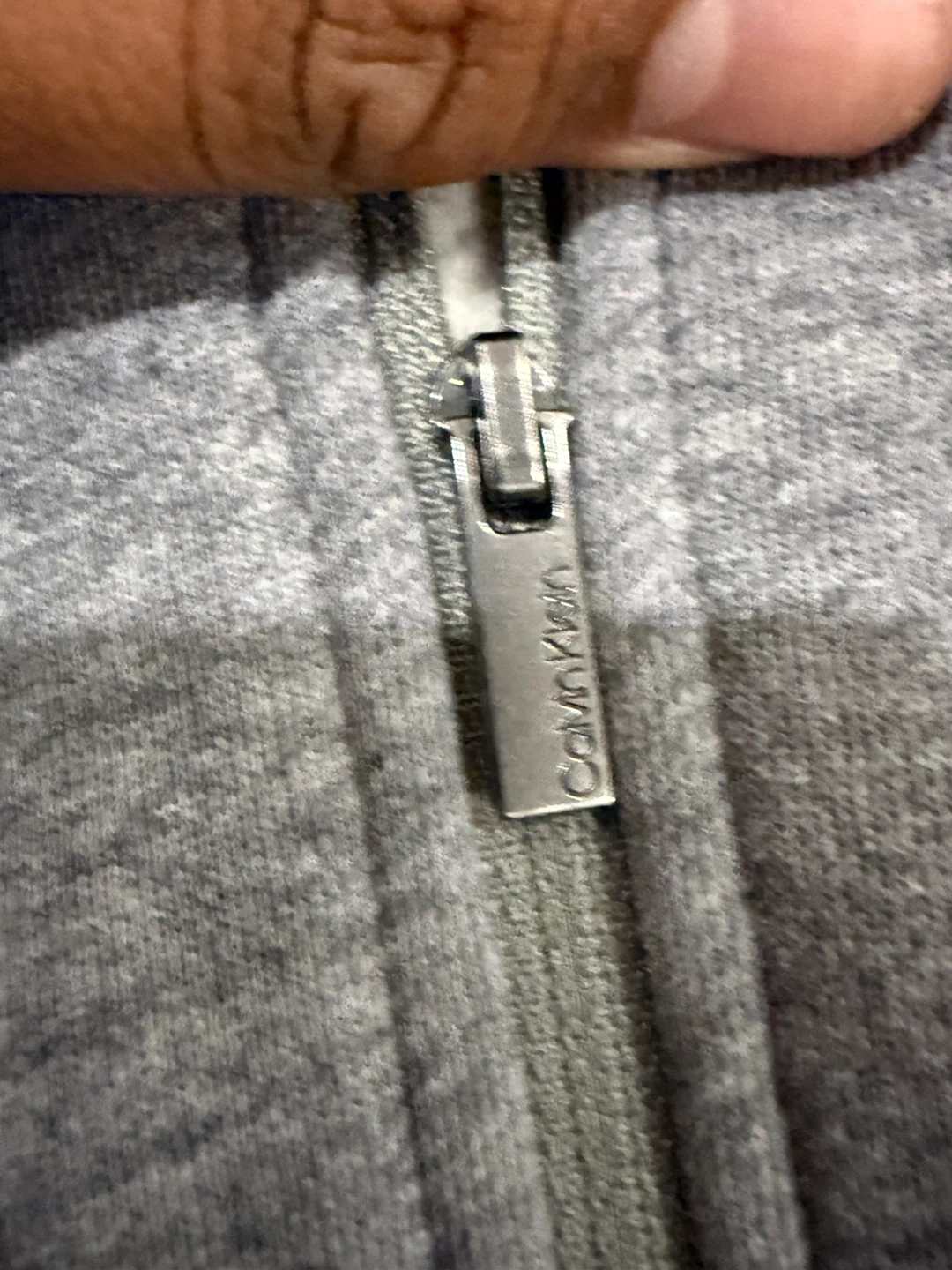 Calvin Klein Grey Full-Zip Hoodie L - photo 4