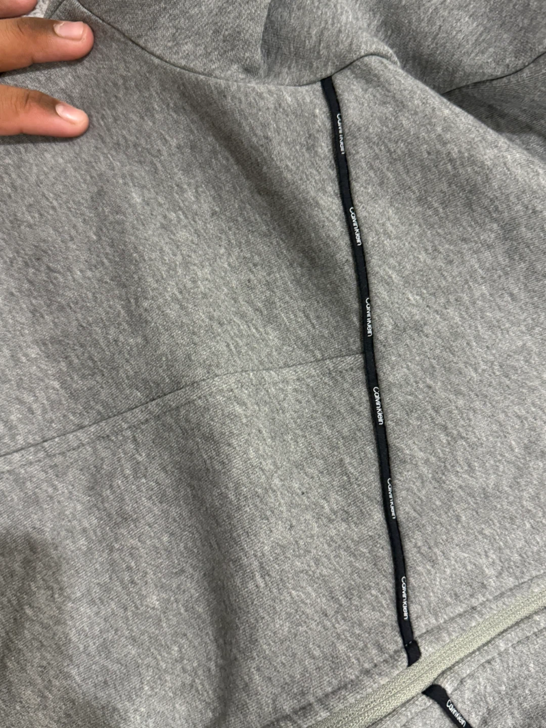 Calvin Klein Grey Full-Zip Hoodie L - photo 2