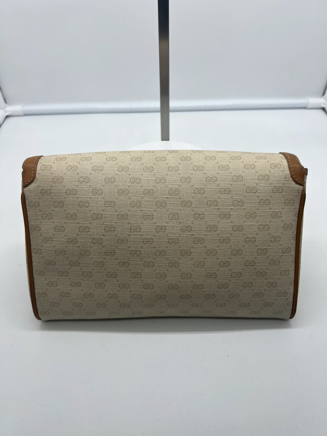 GUCCI VINTAGE Micro GG Supreme Coated Canvas Leather Crossbody - photo 3