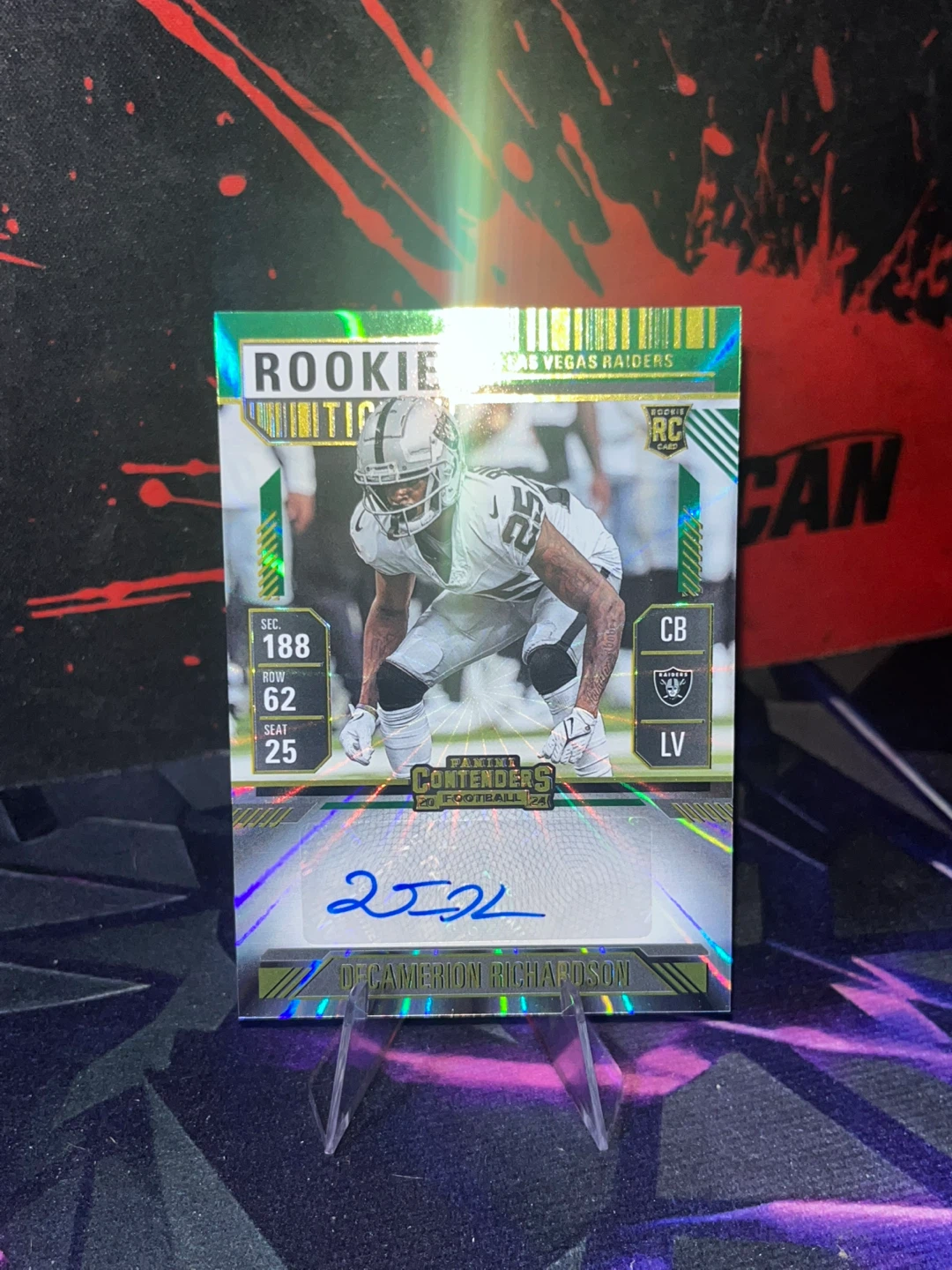 Panini 2024 Decamerion Richardson Rookie Card - photo 4