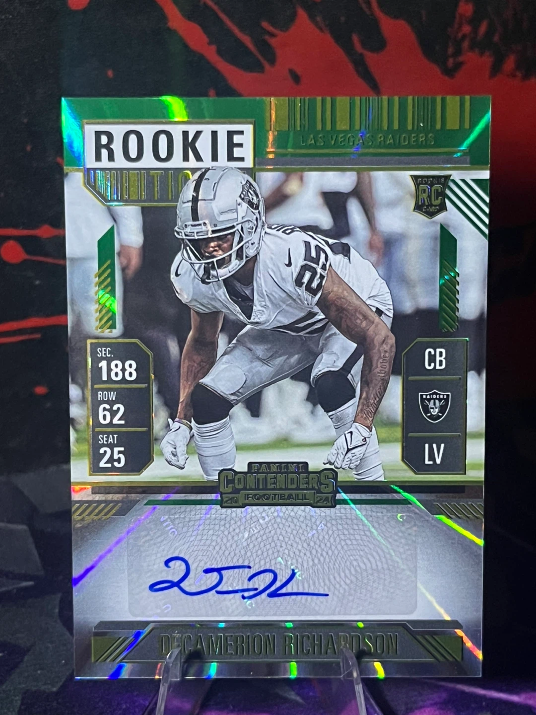 Panini 2024 Decamerion Richardson Rookie Card