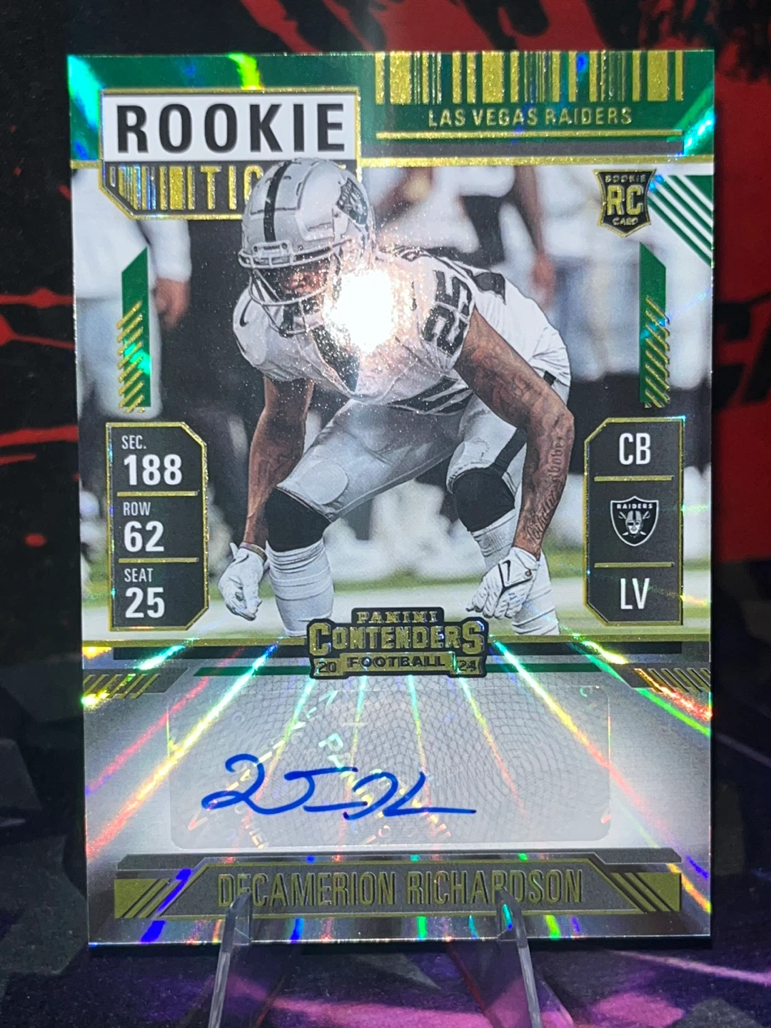 Panini 2024 Decamerion Richardson Rookie Card - photo 3