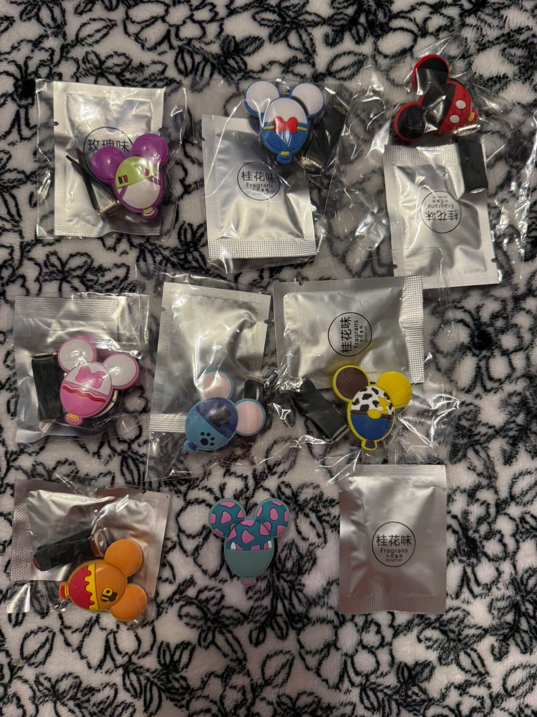 Mickey Mouse Car Air Fresheners (Set of 7)
