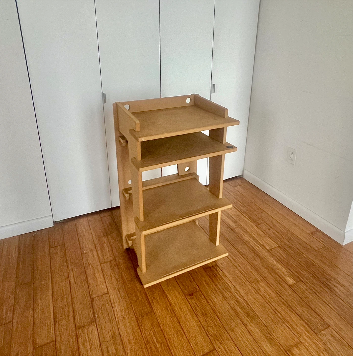Turntable stand and vinyl storage cabinet