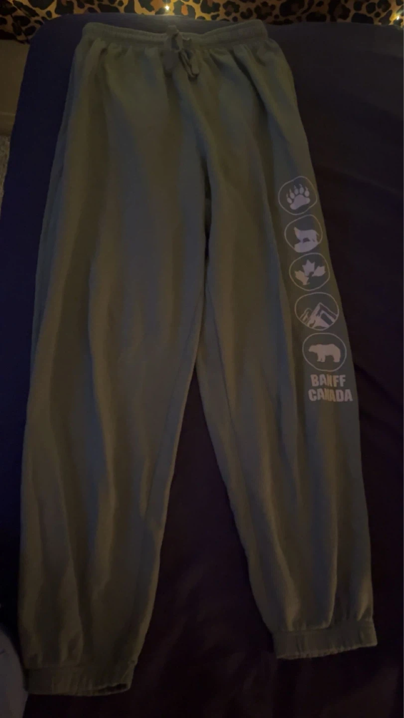 Green Banff Canada Sweatpants