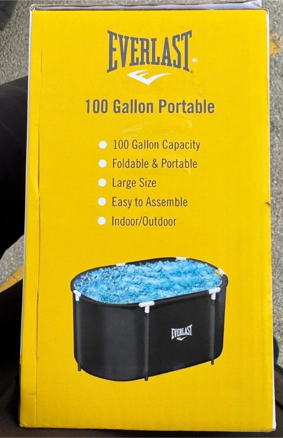 Everlast 100 Gallon Portable Ice Bath Tub - photo 2