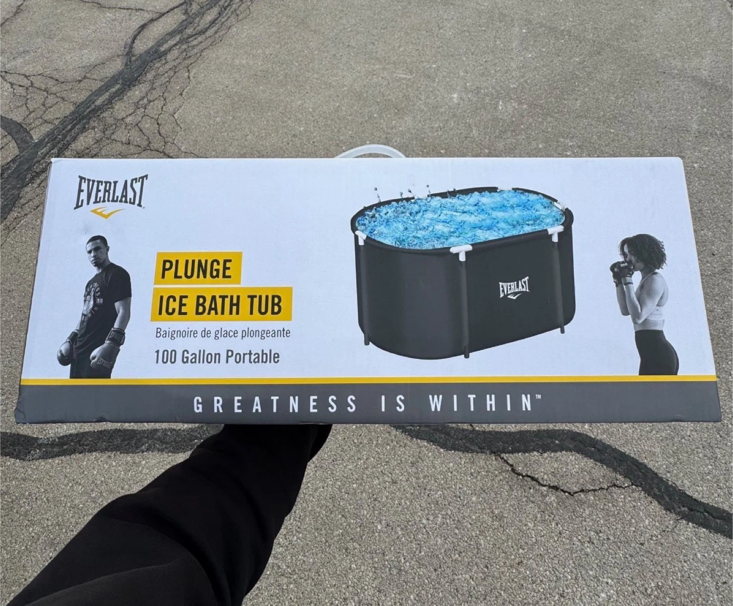 Everlast 100 Gallon Portable Ice Bath Tub